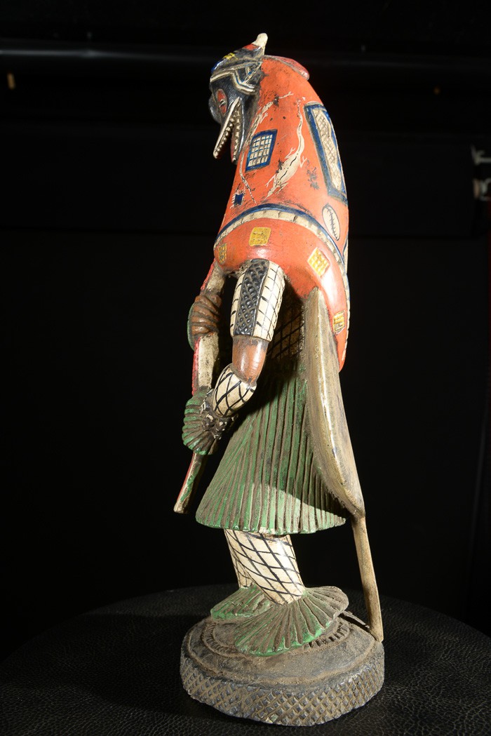 Statue Masque Zamble - Gouro - Côte d'Ivoire