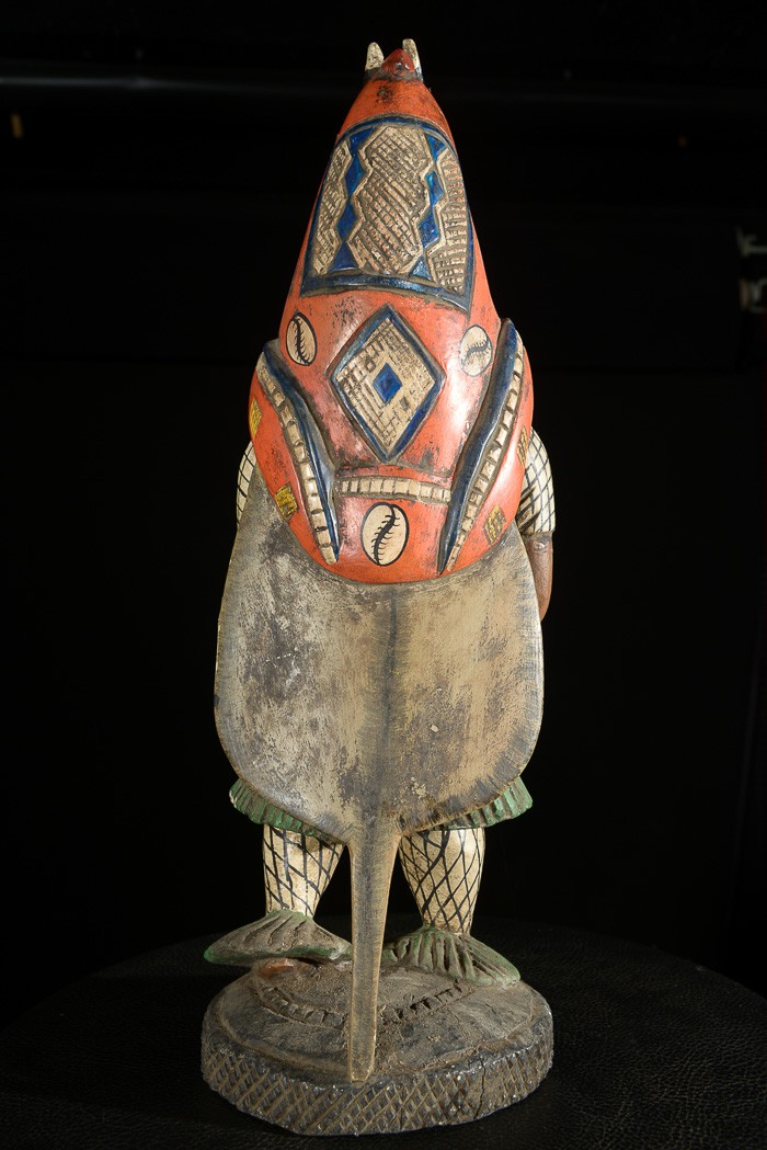 Statue Masque Zamble - Gouro - Côte d'Ivoire