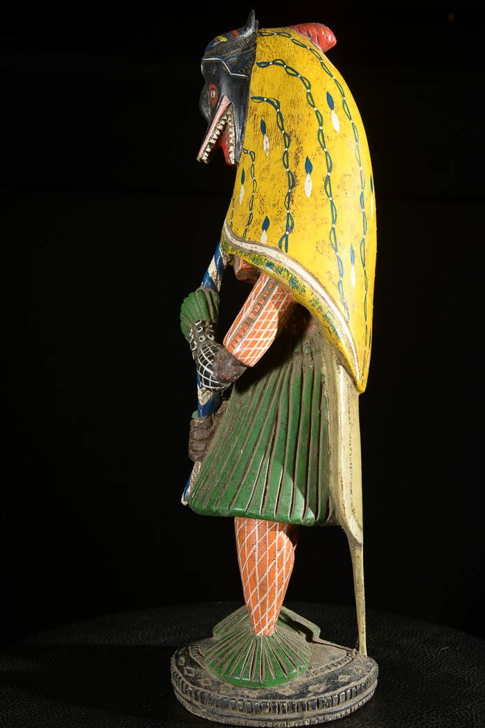 Statue Masque Zamble - Gouro - Côte d'Ivoire