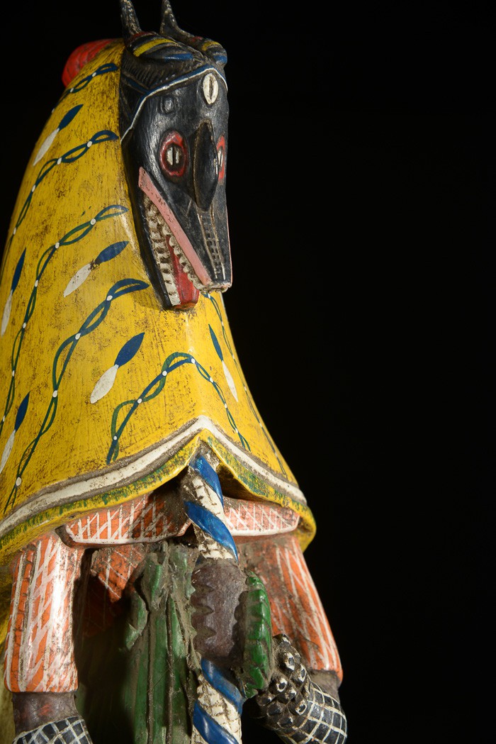 Statue Masque Zamble - Gouro - Côte d'Ivoire