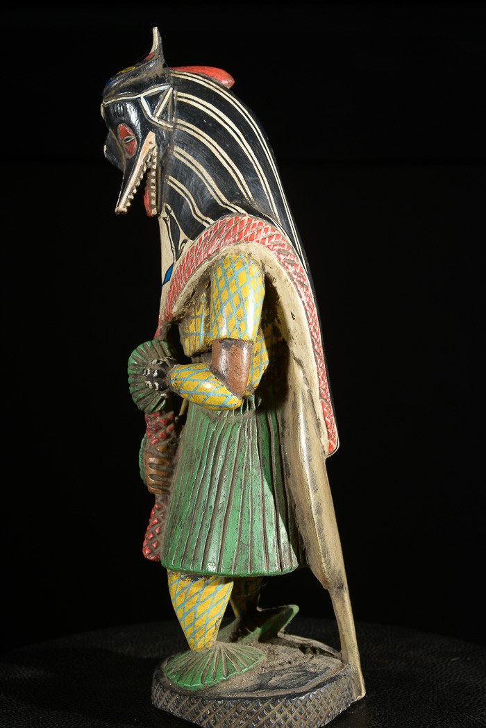 Statue Masque Zamble - Gouro - Côte d'Ivoire