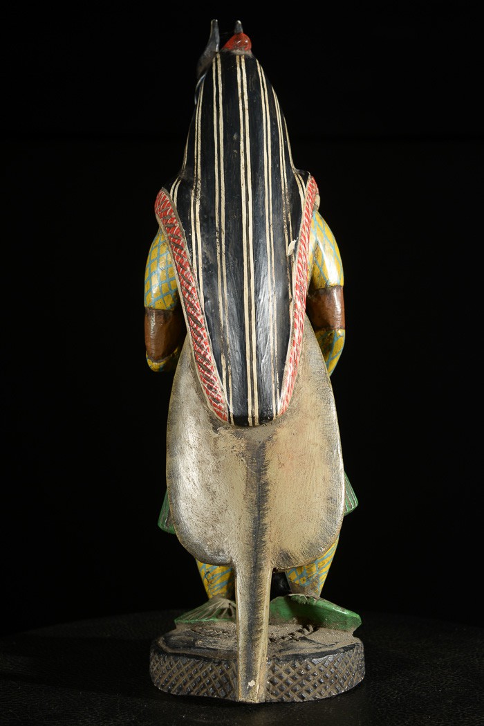Statue Masque Zamble - Gouro - Côte d'Ivoire