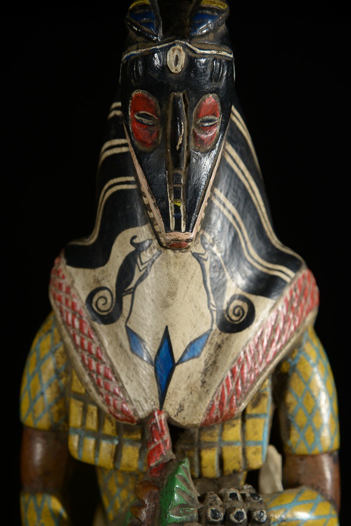 Statue Masque Zamble - Gouro - Côte d'Ivoire