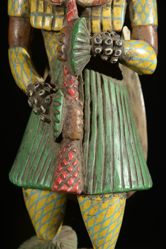 Statue Masque Zamble - Gouro - Côte d'Ivoire