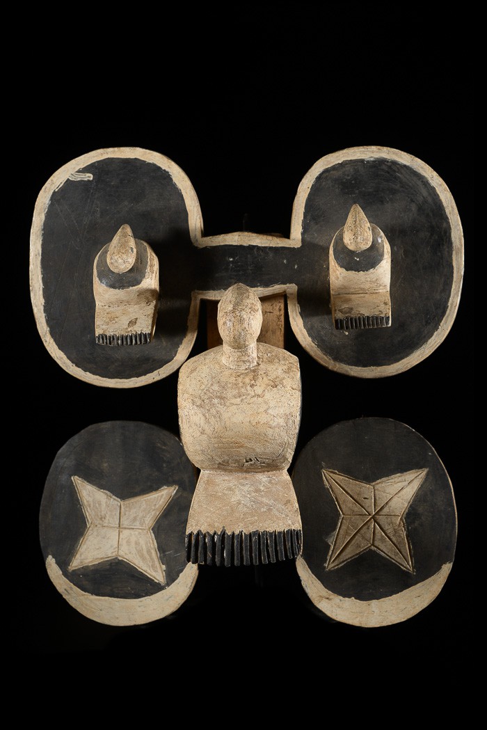 Masque de dos zoomorphe - Bidjogo - Guinée Bissau
