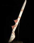 Grande cuillère en bois polychrome - Bidjogo - Guinée Bissau