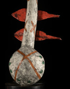 Grande cuillère en bois polychrome - Bidjogo - Guinée Bissau