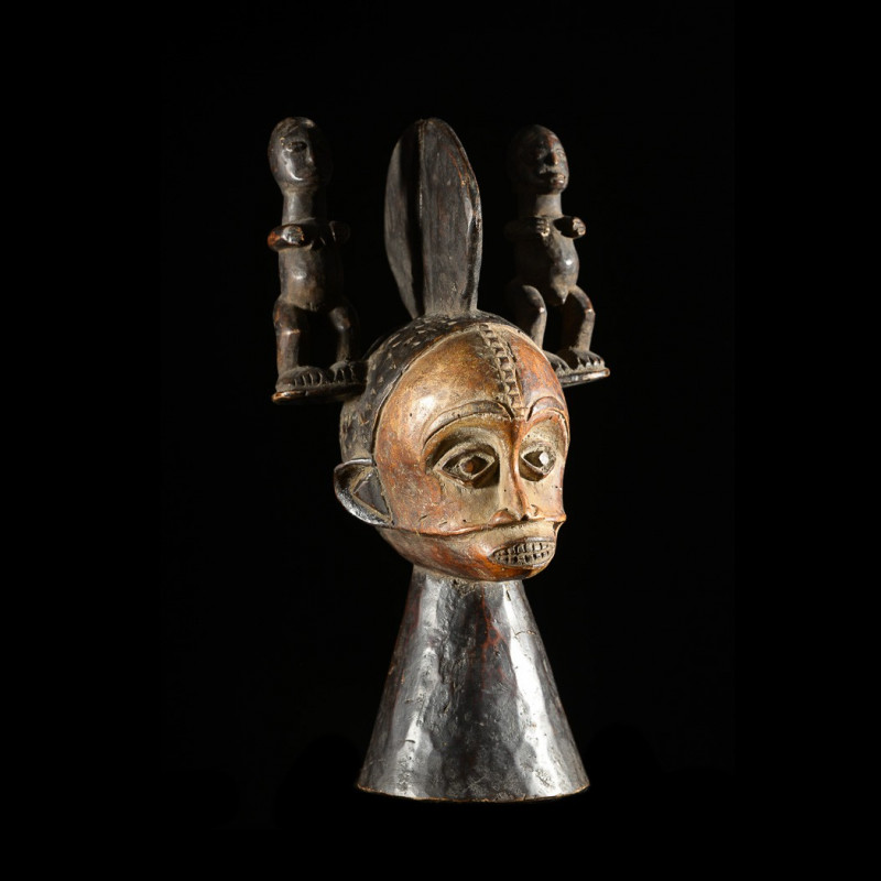 Masque Cimier Conique - Igbo / Ibo - Nigeria