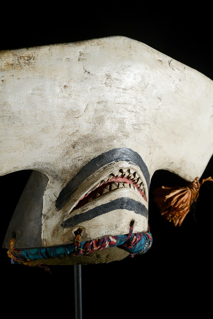 Masque cimier requin-marteau - Bidjogo - Guinée Bissau
