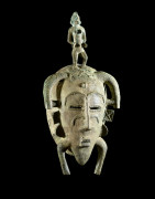 Masque Kpeliye en bronze - Senoufo / Koulfo - Côte d'Ivoire