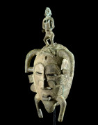Masque Kpeliye en bronze - Senoufo / Koulfo - Côte d'Ivoire