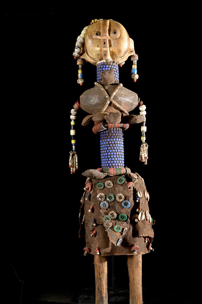 Poupée rituelle perlée - Baggara - Soudan