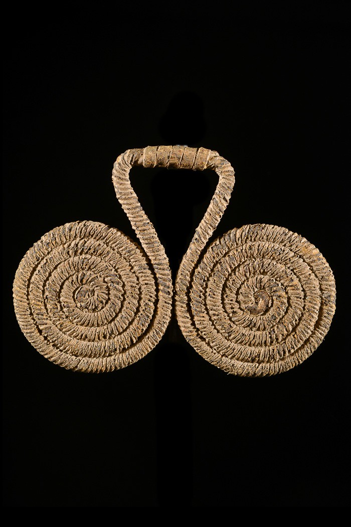 Monnaie primitive en fer noir - Mumuye - Nigeria