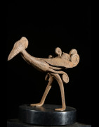 Monnaie primitive en fer noir - Mumuye - Nigeria