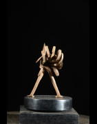 Monnaie primitive en fer noir - Mumuye - Nigeria