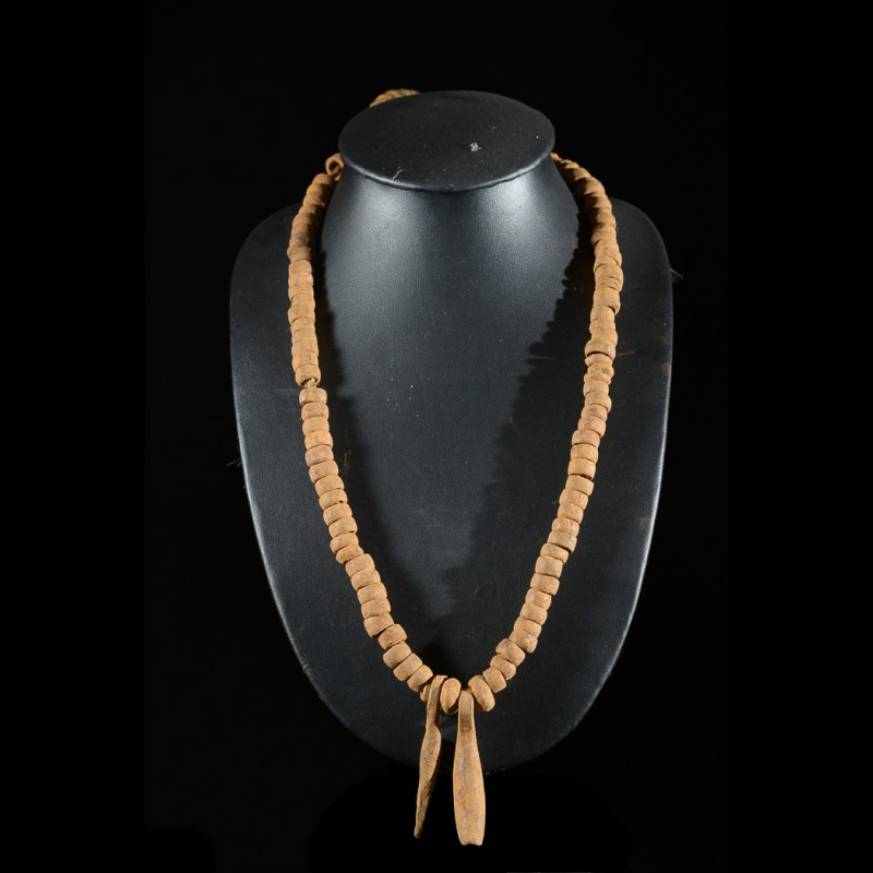 Collier en perles de fer et de cuivre - Uele - Congo