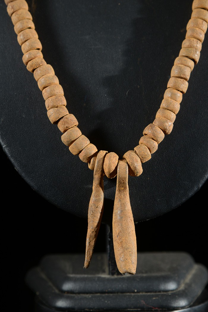 Collier en perles de fer et de cuivre - Uele - Congo