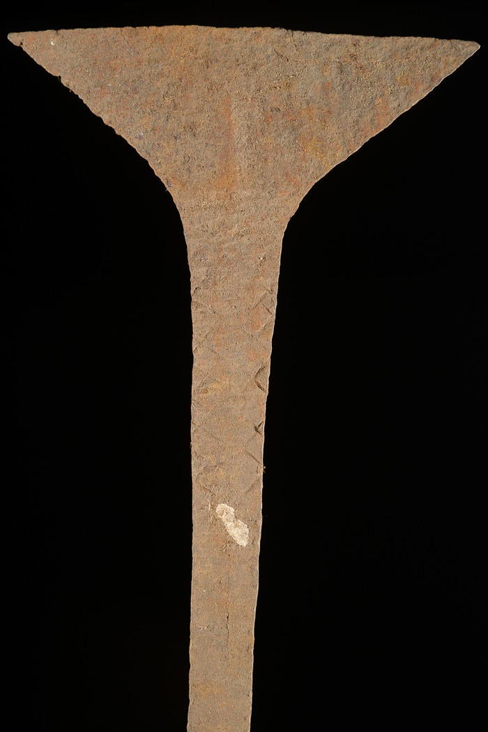 Monnaie primitive en fer noir - Idoma - Nigeria
