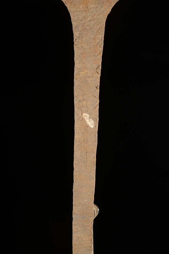 Monnaie primitive en fer noir - Idoma - Nigeria