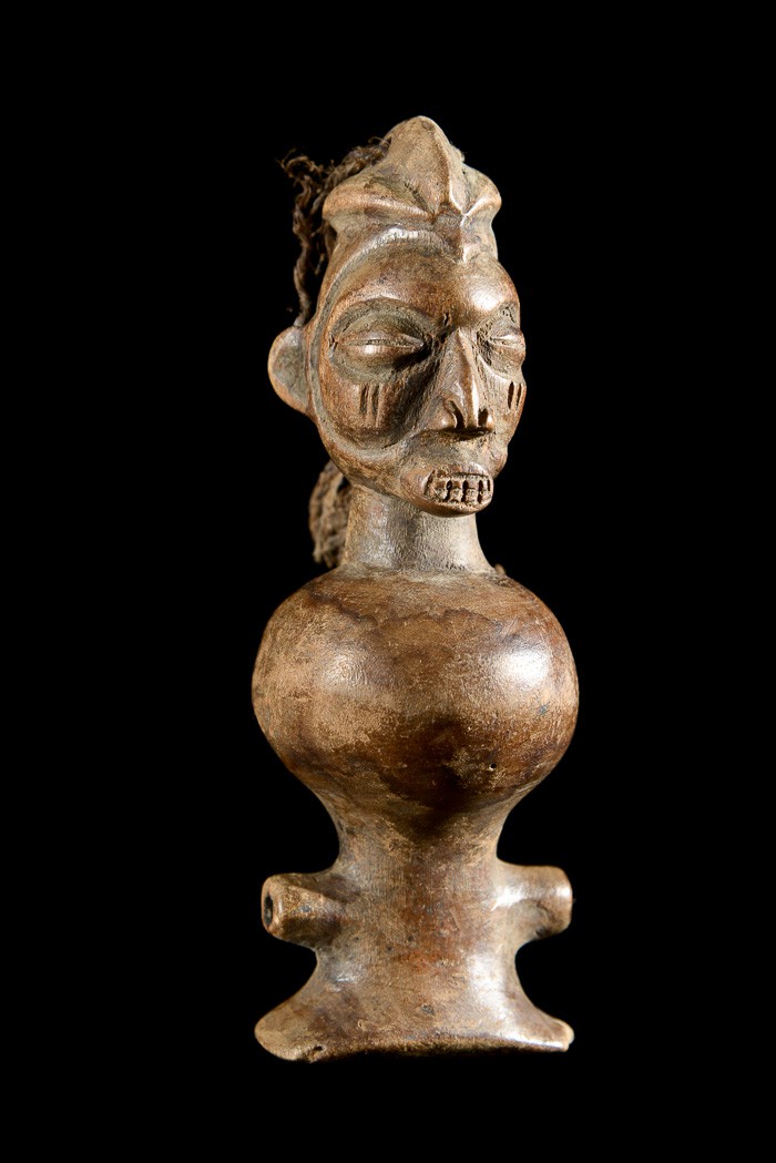 Sifflet en bois - Yaka - RDC Zaire - Aerophones
