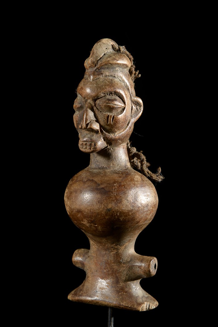 Sifflet en bois - Yaka - RDC Zaire - Aerophones