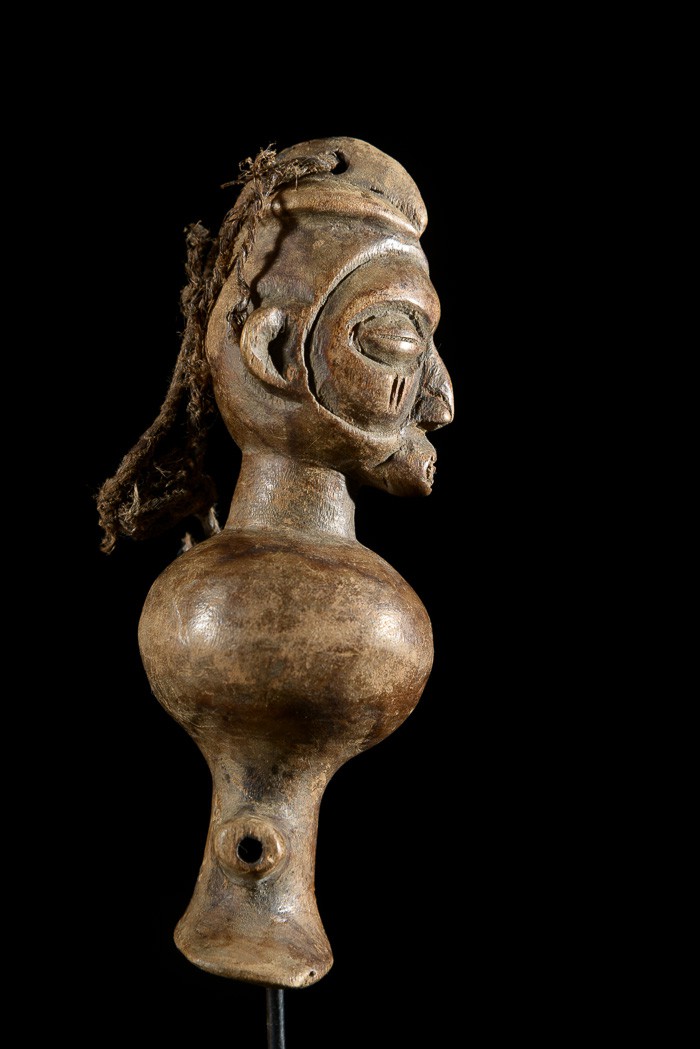 Sifflet en bois - Yaka - RDC Zaire - Aerophones