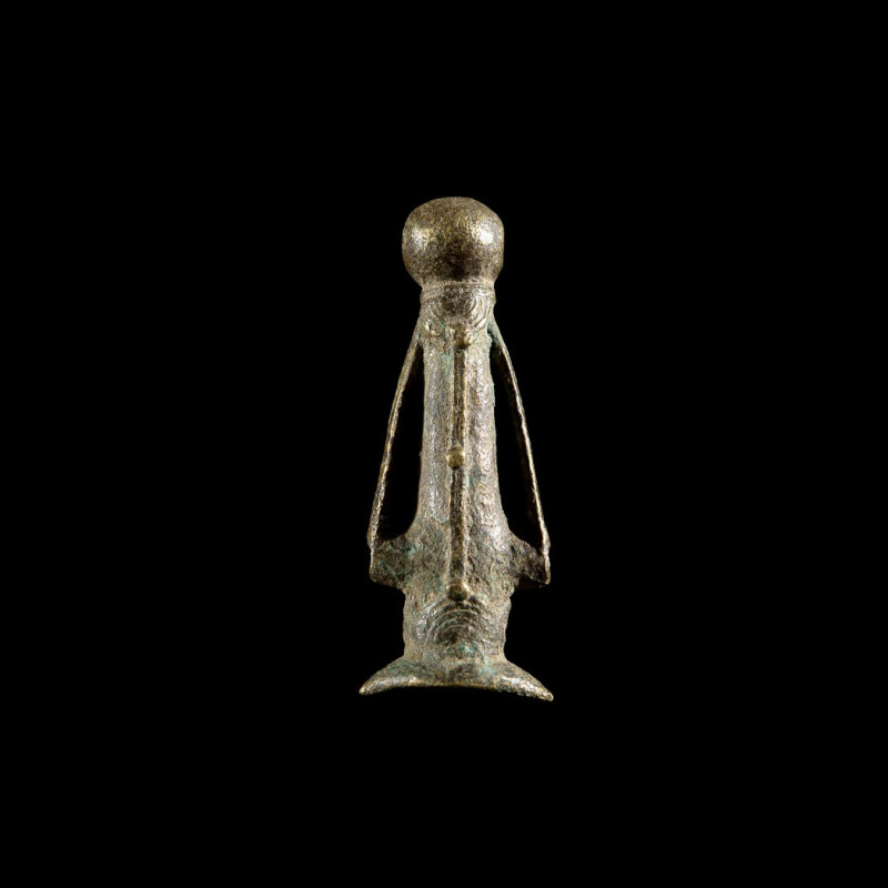 Sifflet en alliage bronzier - Lobi - Burkina Faso
