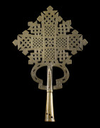 Croix processionnelle Copte Maskal - Amahara - Ethiopie