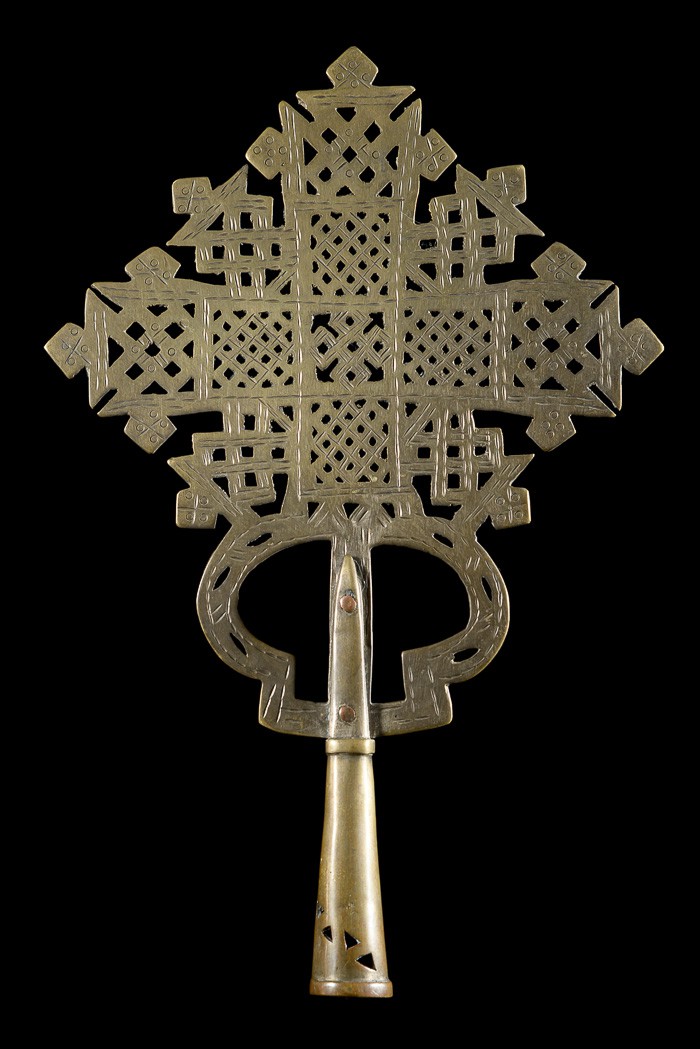 Croix processionnelle Copte Maskal - Amahara - Ethiopie