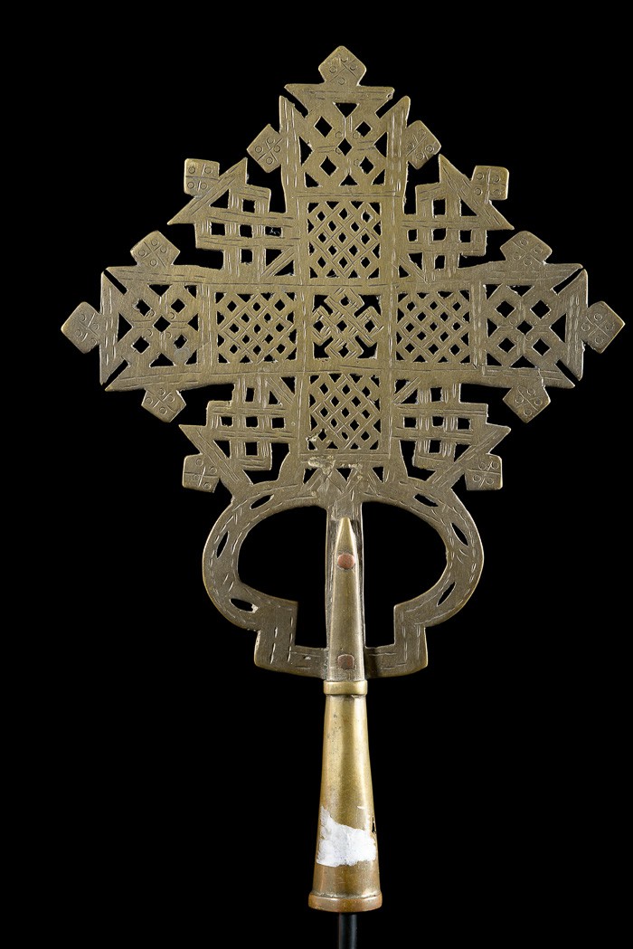 Croix processionnelle Copte Maskal - Amahara - Ethiopie