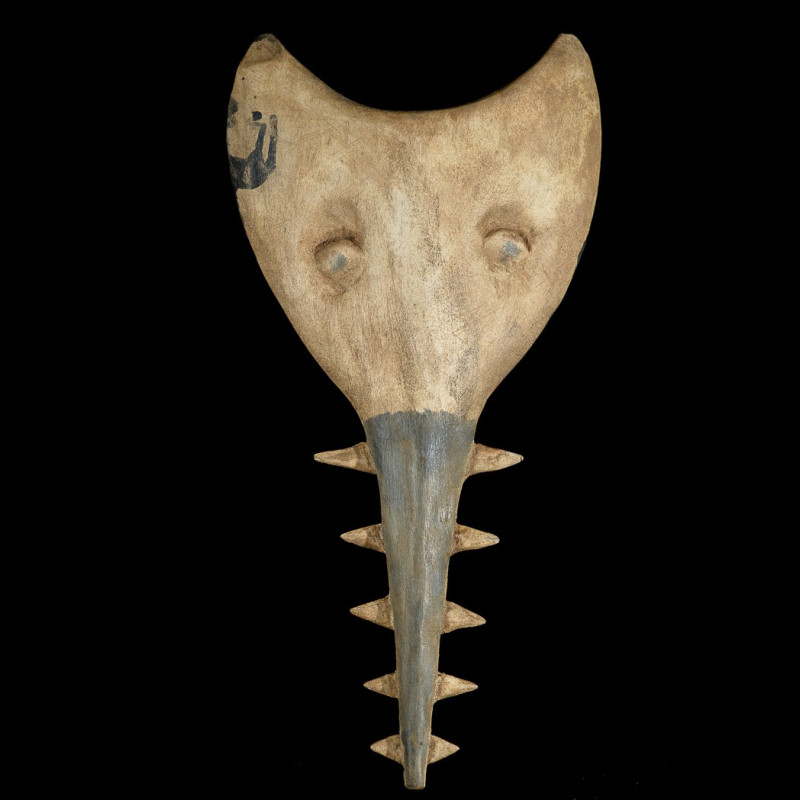 Masque cimier requin-scie - Bidjogo - Guinée Bissau