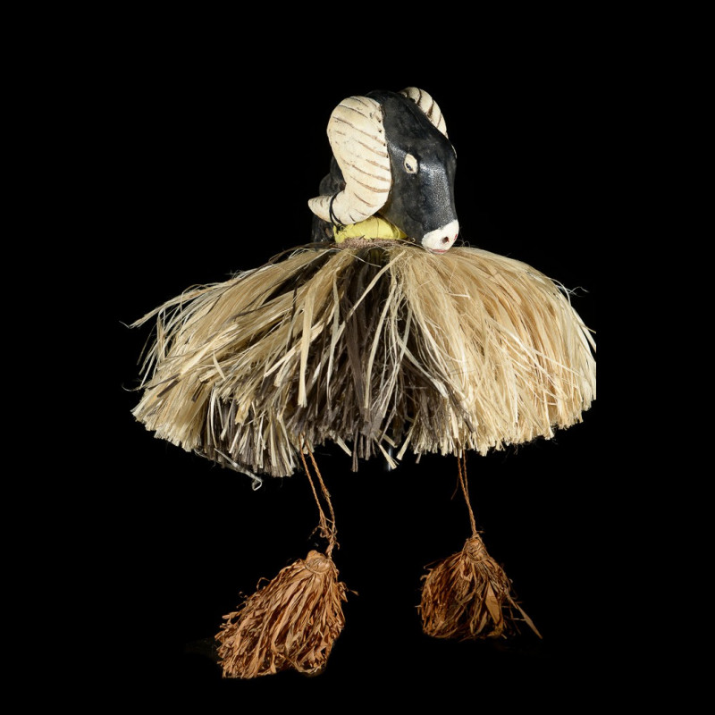 Casque cimier zoomorphe  - Bidjogo - Guinée Bissau