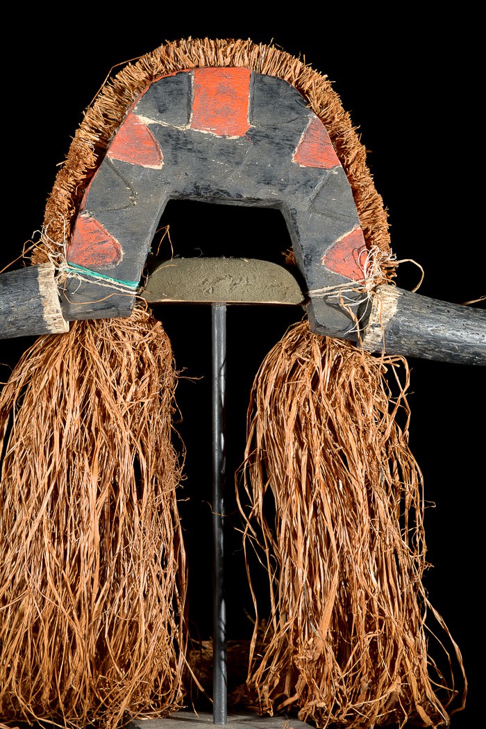 Casque cimier polychrome Buffle - Bidjogo - Guinée Bissau