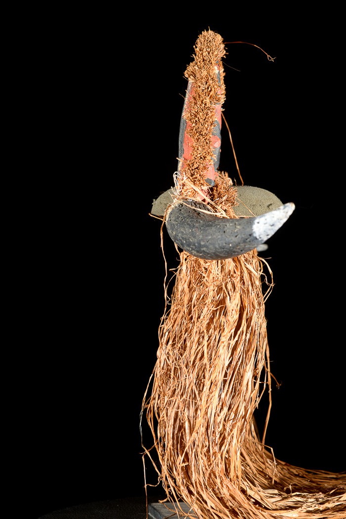 Casque cimier polychrome Buffle - Bidjogo - Guinée Bissau