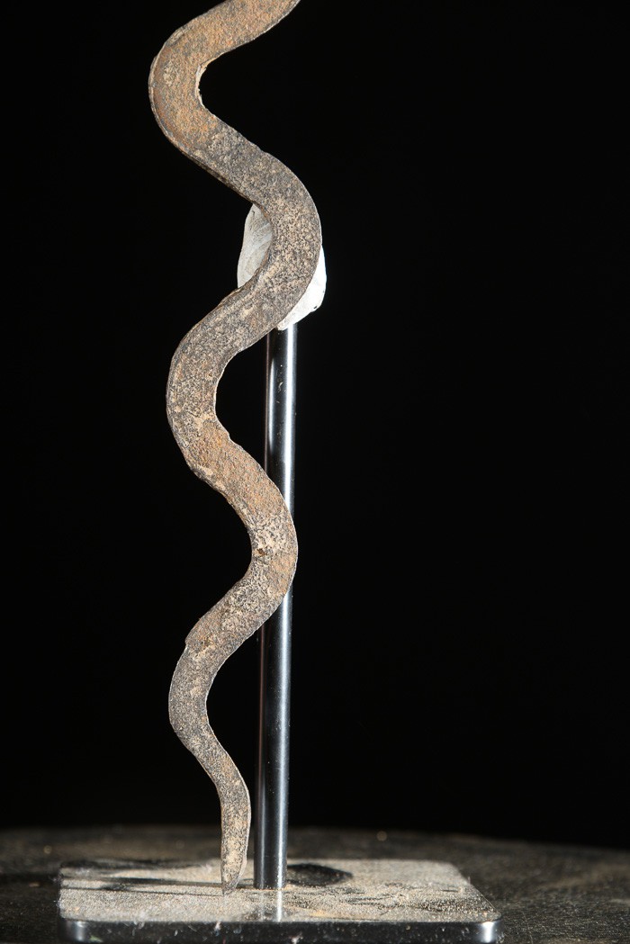 Monnaie primitive en fer noir - Fon - Bénin