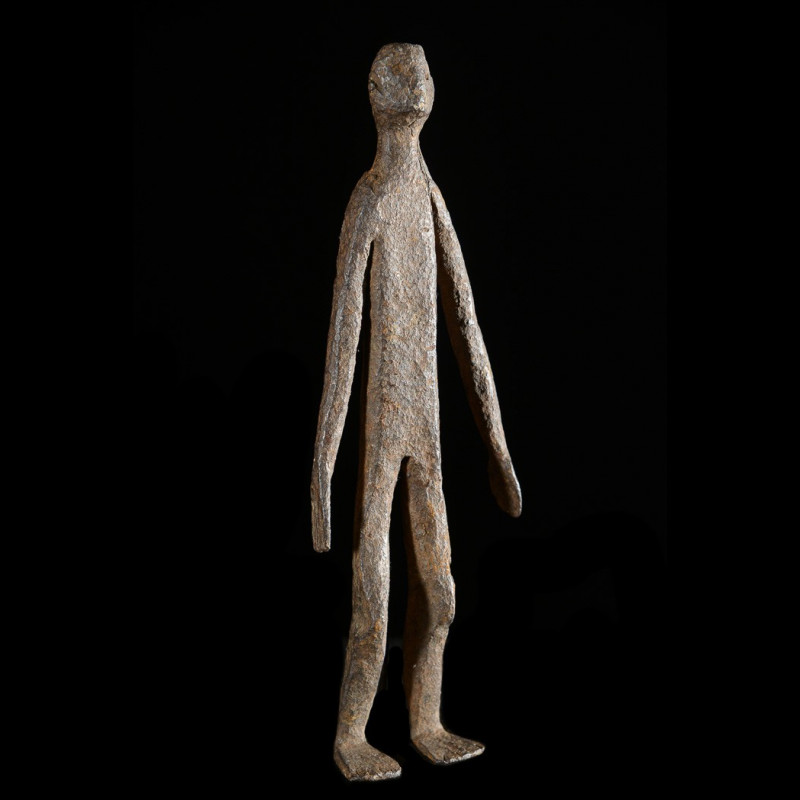 Figure rituelle en fer noir - Konkomba - Togo / Ghana