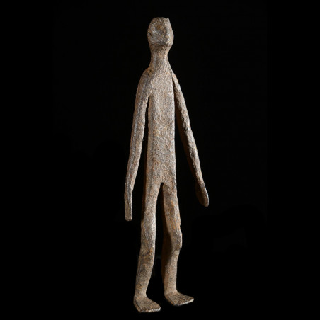 Figure rituelle en fer noir - Konkomba - Togo / Ghana