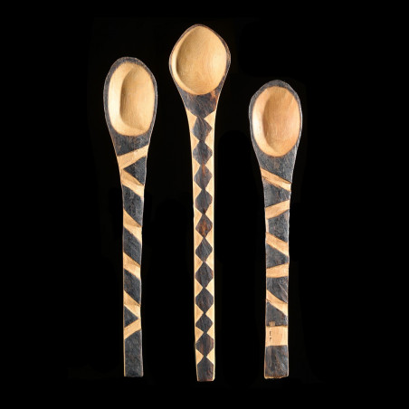 Lot de Cuillères en bois - Zoulou - Afrique du Sud