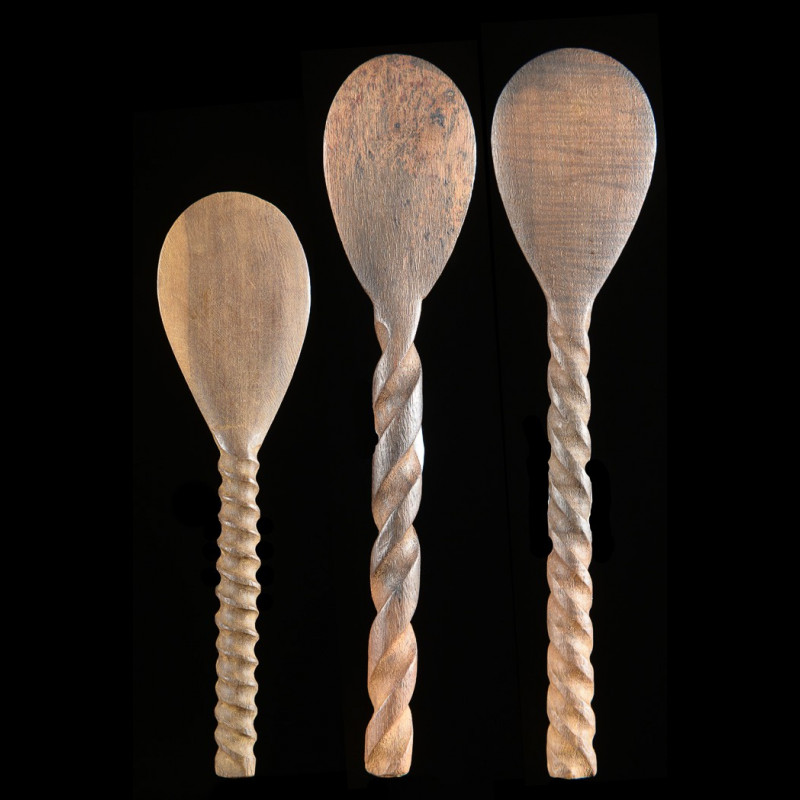 Lot de Cuillères en bois - Zoulou - Afrique du Sud