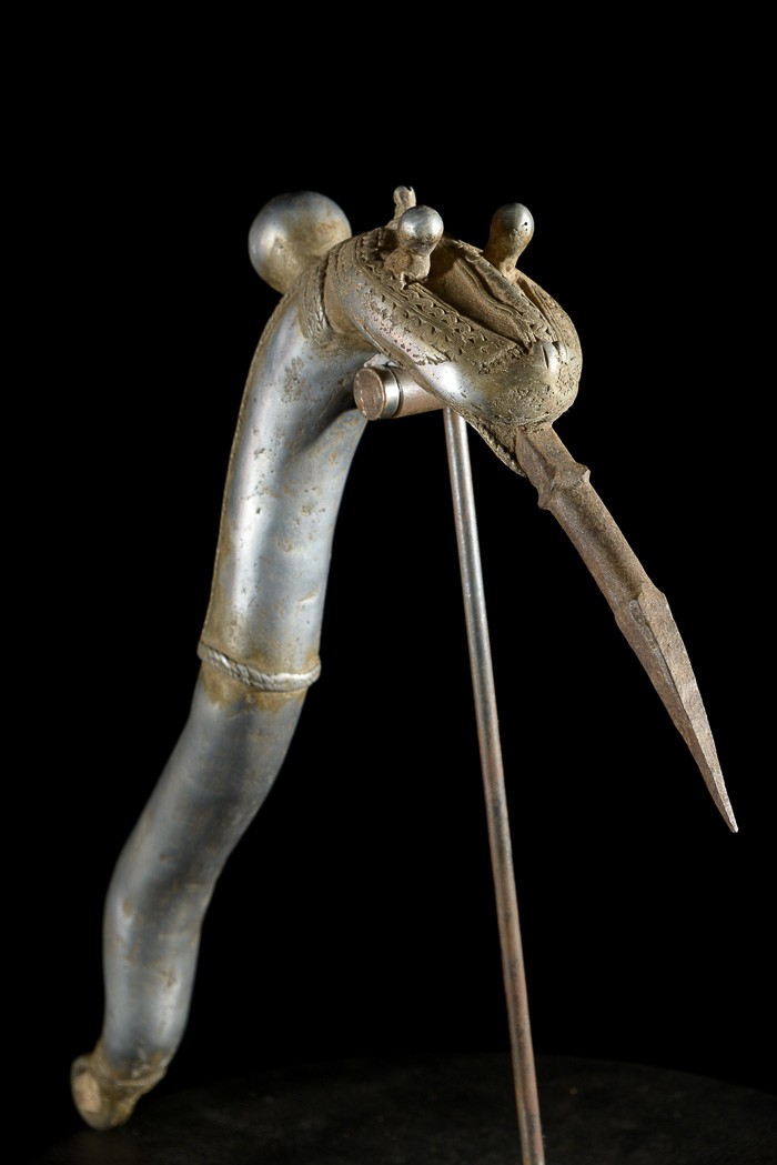 Serpent Massue en fonte d'aluminium - Gan ou Lobi - Burkina