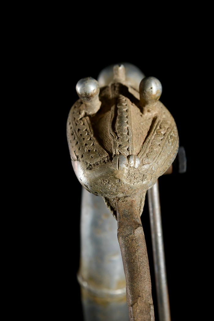 Serpent Massue en fonte d'aluminium - Gan ou Lobi - Burkina