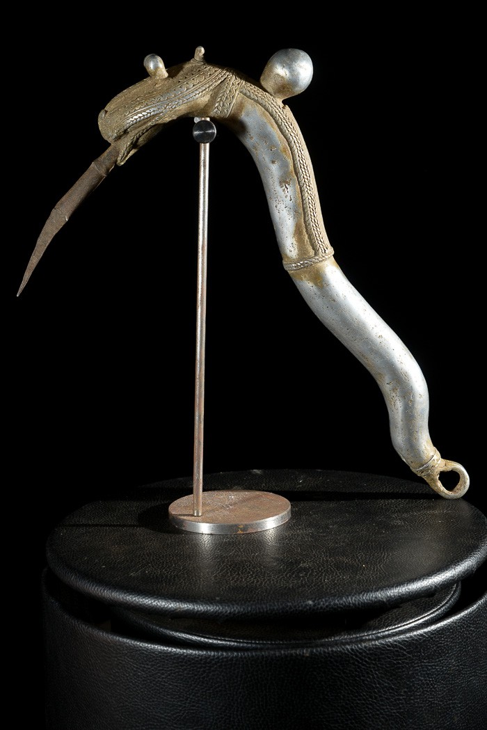 Serpent Massue en fonte d'aluminium - Gan ou Lobi - Burkina