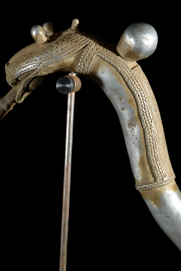 Serpent Massue en fonte d'aluminium - Gan ou Lobi - Burkina
