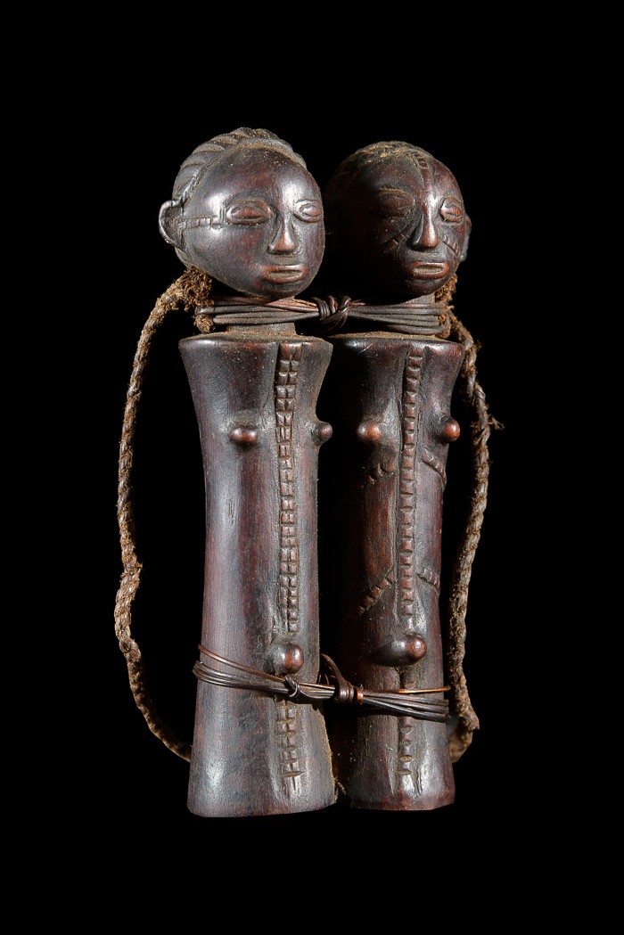 Poupee jumeau rituelle Mpundu - Tabwa - RDC Zaire - Poupees africaines