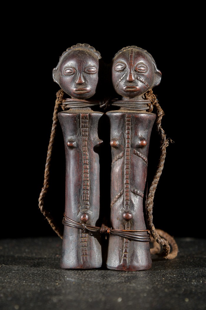 Poupee jumeau rituelle Mpundu - Tabwa - RDC Zaire - Poupees africaines
