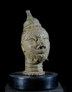 Tête en bronze - Lulua / Luluwa - RDC Zaire