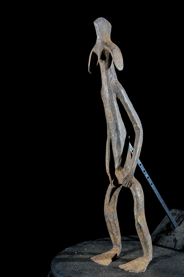 Statue Iagalagana en fer noir - Mumuye - Nigeria - Statues africaines