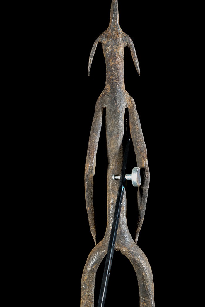 Statue Iagalagana en fer noir - Mumuye - Nigeria - Statues africaines