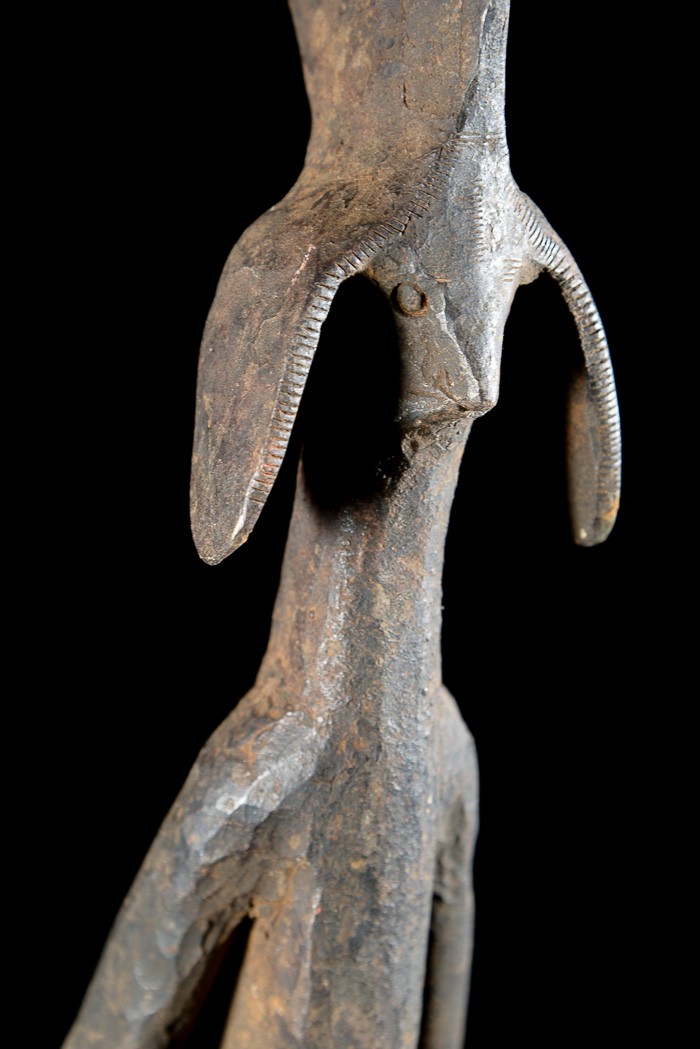 Statue Iagalagana en fer noir - Mumuye - Nigeria - Statues africaines