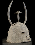 Casque en fer noir - Dogon - Mali